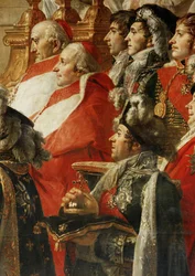 Die Krönung von Napoleon I. durch Papst Pius VII. in der Kathedrale Notre-Dame de Paris