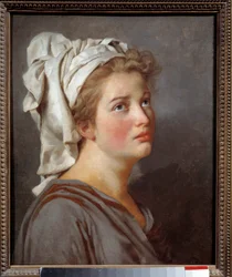 Junge Frau mit Turban