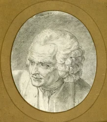 Porträt von Jean-Jacques Rousseau 1712-1778, 1775