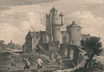 Das Schloss von Teniers, 1740