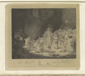 Predigende Christus (Die Hundertguldenblatt)