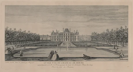 Schloss von Berny aus den Gärten