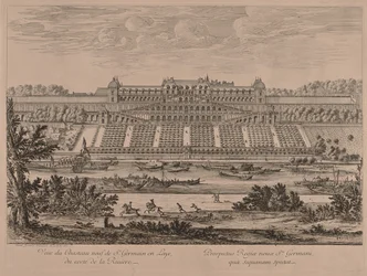 Schloss von St. Germain en Laye vom Fluss aus