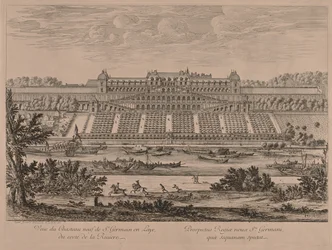 Schloss von St. Germain en Laye vom Fluss aus