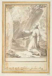 Der heilige Philipp betet