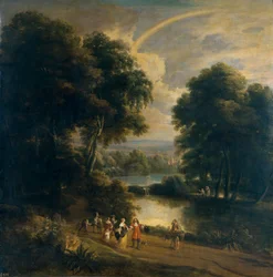Landschaft entlang eines Flusses
