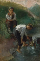 Zwei Jungen
