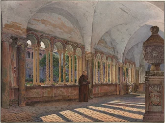 Ansicht des Klosters San Giovanni in Laterano, Rom