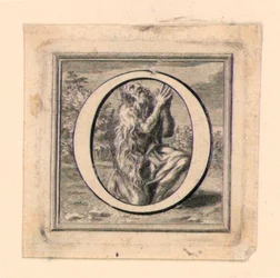 Dekorierter Anfangsbuchstabe O