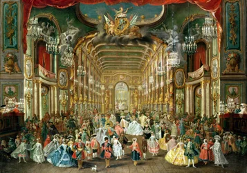Maskenball im Hoftheater, Bonn, 1754
