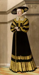 Porträt von Anna von Rosental, 1529