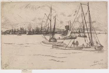 Amsterdam, vom Tolhuis, 1863
