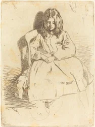 Annie sitzt