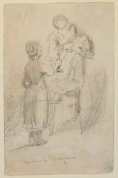 Barbier in Mainz, 1858