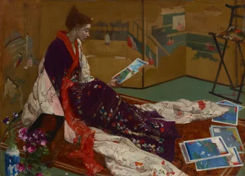 Caprice in Lila und Gold: Der goldene Schirm, 1864