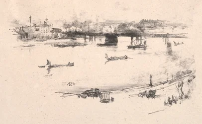 Charing Cross Eisenbahnbrücke, 1896
