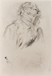 Fumettes gebeugter Kopf