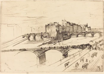 Île de la Cité, Paris, 1859