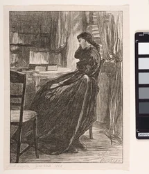Joanna Douglas in "Die Probepredigt", 1862