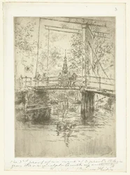 Kleine Zugbrücke in Amsterdam