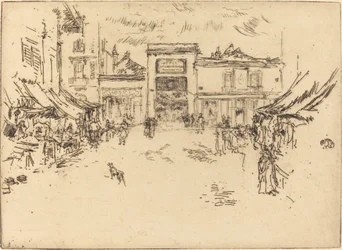Kleiner Marktplatz, Tours, 1888