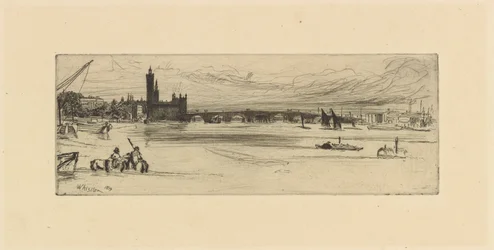 Alte Westminster-Brücke, 1859