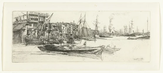 Lagerhäuser an der Themse (Sixteen etchings of scenes on the Thames and other subjects)