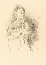Skizze von William E. Henley, 1896
