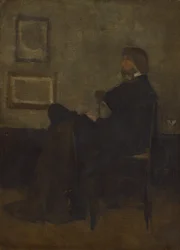 Studie für Arrangement in Grau und Schwarz, Nr. 2: Thomas Carlyle, 1872-73