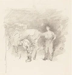Die Hufschmiede, 1888