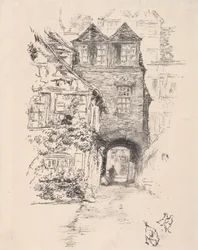 Das Priesterhaus, Rouen, 1894