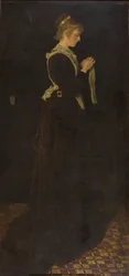 Die Näherin, um 1875