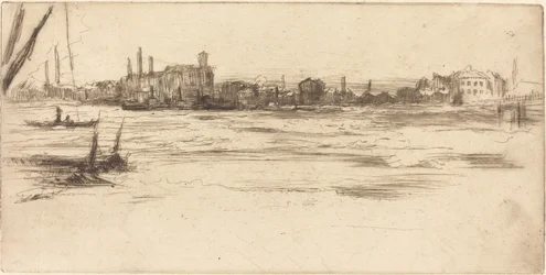 Die unruhige Themse, ca. 1875