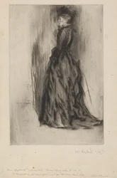 Das Samtkleid Mrs. Leyland, 1873-1874