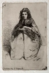 Zwölf Radierungen aus der Natur: Fumette, 1858