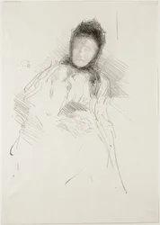 Unvollendete Skizze von Lady Haden, 1895