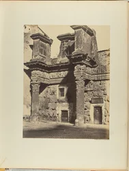 Der Tempel der Minerva am Forum von Nerva