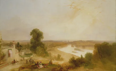 Blick auf die Themse von Richmond Hill, 1835