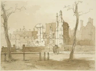 Westseite des Queen Square, nach den Unruhen