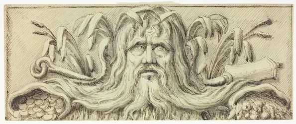 Kopf des Neptun