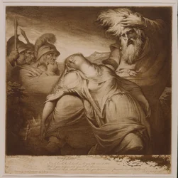König Lear und Cordelia