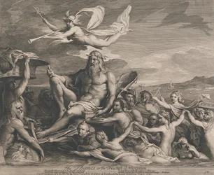 Die Themse oder der Triumph der Navigation (Entwürfe für den Großen Saal der Gesellschaft zur Förderung der Künste)