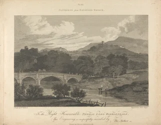 Clitheros von der Eadsford-Brücke
