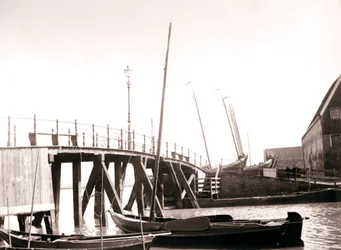 Kanalboote, Markeninsel, Niederlande, 1898