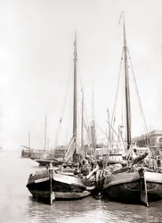 Kanalboote, Rotterdam, 1898