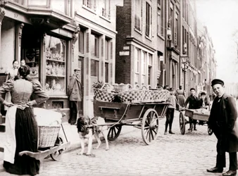 Hundekarren, Antwerpen, 1898