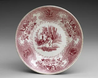 Untertasse, ca. 1837-44