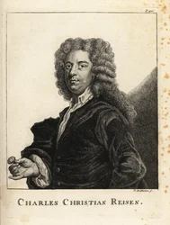 Porträt von Charles Christian Reisen, englischer Edelstein- und Siegelgraveur