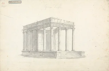 Pl. VIII Tempel des Jupiter in Tebessa