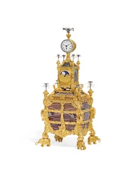 George III musikalische Tischuhr, ca. 1766